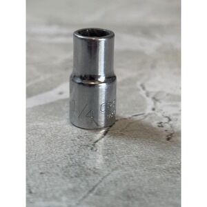 Vintage craftsman‎ 1/4 inch 6pt 1/4"Drive Socket V 43493